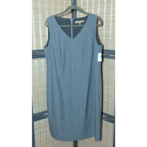 Nipon Boutique Sleeveless Charcoal Shift Dress